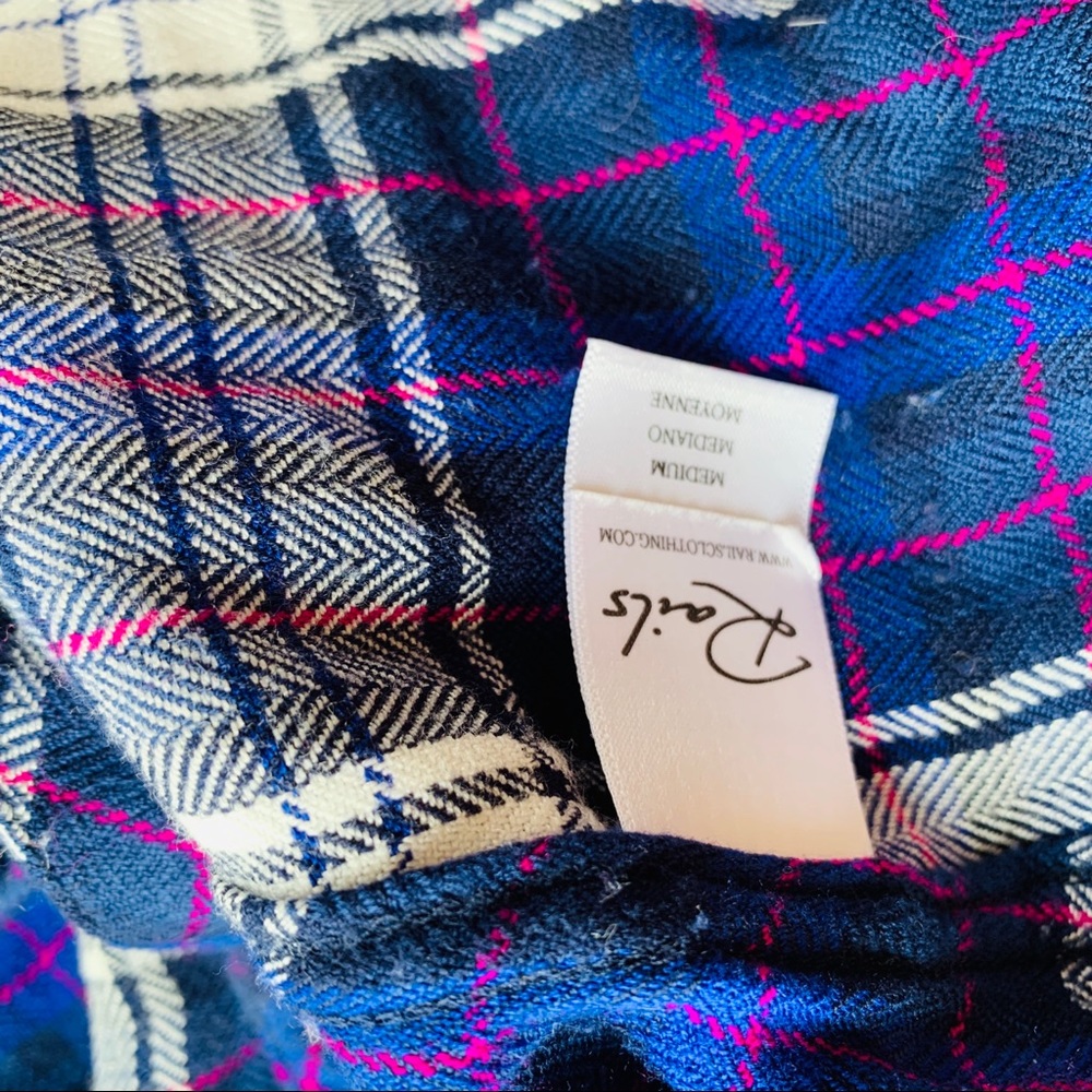 Rails Brand Plaid Button Up Size Medium - image 5